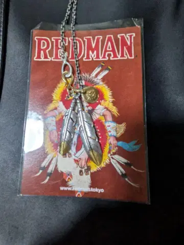 REDMAN 깃털 펜던트 목걸이