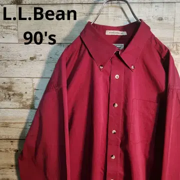 L.L.Bean 90년대 보르도 셔츠 L 사이즈 빈티지