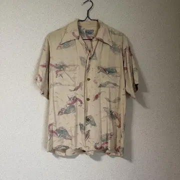 BEACHCOMBER 40년대 오픈 칼라 셔츠