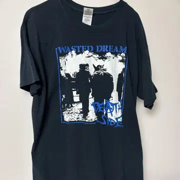 DEATH SIDE 티셔츠 L 사이즈 블랙 WASTED DREAM