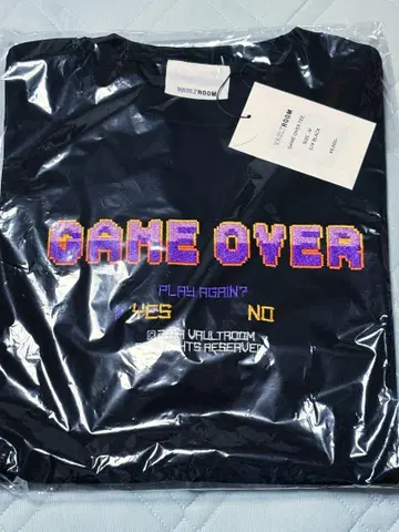 GAME OVER TEE / BLK