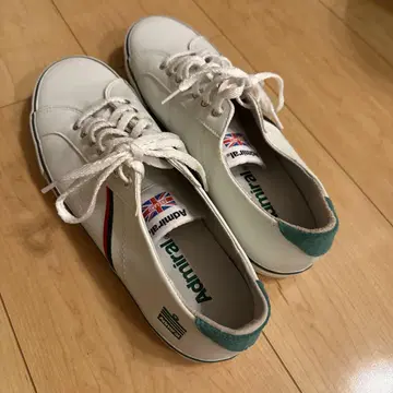 Admiral 화이트 스니커즈 UK 8 27cm