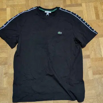 LACOSTE 블랙 티셔츠 US L