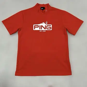 PING 핑 반팔 모크넥 셔츠