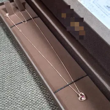 [ 미사용 새상품 ] 루비 목걸이 / 선물로도