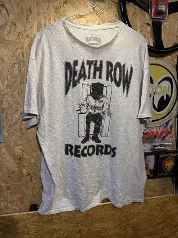 USA 구제 의류 DEATH ROW RECORDS 티셔츠
