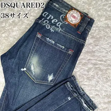 [새상품급] DSQUARED2 데미지 진 사이즈 38 페인트