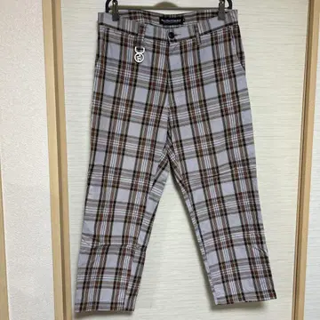 롤링 크레이들 체크 팬츠
