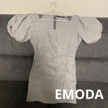 EMODA 퍼프 미니 원피스 미사용 새상품 택 포함