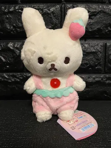 코리락쿠마 딸기 한가득 토끼 봉제인형 봉제인형