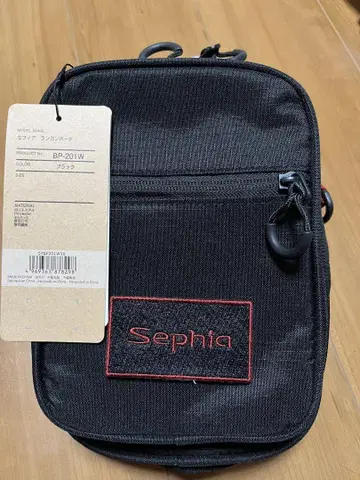 미사용 새상품 Sephia 런건 파우치 BP-201W 블랙