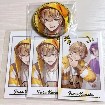 VOLTACTION Pajama Party 후우라 카나토 캔뱃지 체키