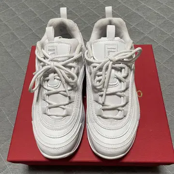 FILA 화이트 스니커즈 여성용