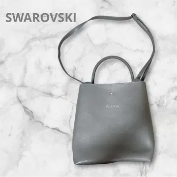 SWAROVSKI 스와로브스키 그레이 핸드백 2 way