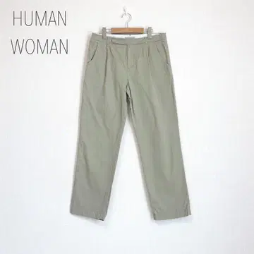 휴먼 우먼 치노 스트레이트 팬츠 와이드 팬츠 LL XL 빅 사이즈