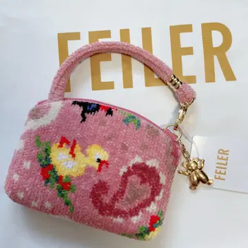FEILER 하이디 페이즐리 치카자와 레이스 가게 콜라보 사이드 파우치