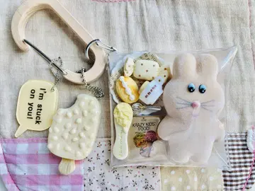 가챠  파우치 milky sweets 마스코트 파우치