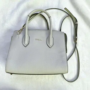 FURLA 그레이 숄더백 훌라 핸드백
