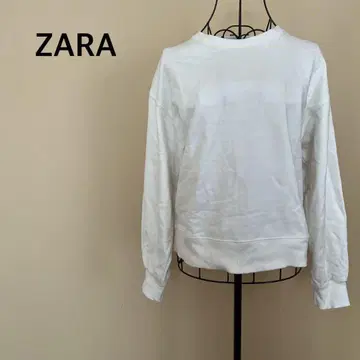 [ ZARA ] 여성용/트레이너/맨투맨/심플/무지/화이트