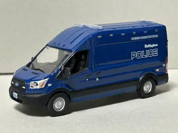 그린라이트 1/64 Ford Transit 경찰 협상 차량 미니카