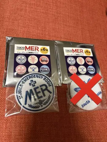 TOKYO MER 트레이딩 자수 캔뱃지