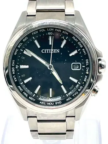(IW/8.1/5) CITIZEN 아테사 티타늄 솔라 전파