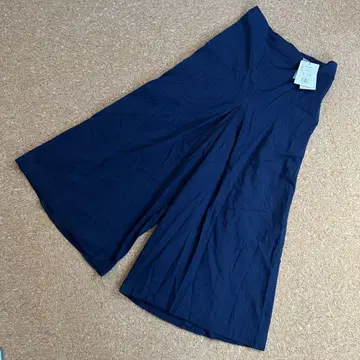 택 포함 새상품 안티카 pattern torso 와이드 팬츠 네이비