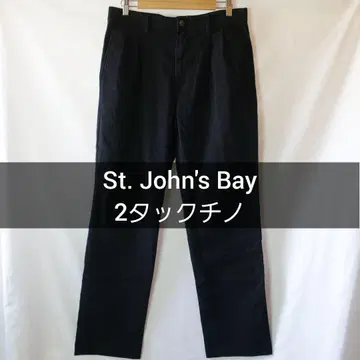 St. John's Bay 2턱 치노 다크 네이비 32