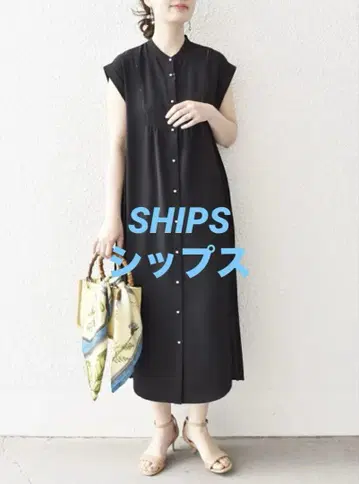 스트레치 조젯 플리츠 원피스 / 쉽스 (SHIPS)