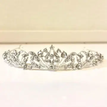 티아라 결혼식 브라이덜 티아라 실버