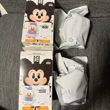 팝마트 미키 패밀리 도날드 데이지 봉제 인형 키링