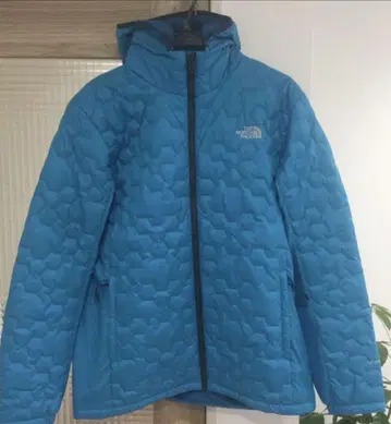 The North Face 퀼팅 재킷 파랑