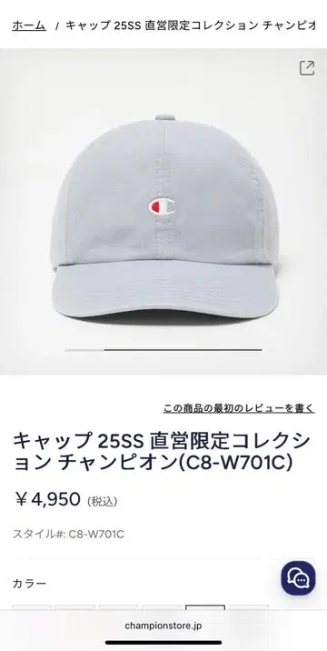 챔피온 캡