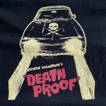 00s DEATH PROOF 데스 프루프 프로모 T셔츠 블랙 블랙
