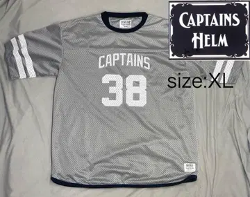 CAPTAINS HELM 38 메쉬 T셔츠 그레이
