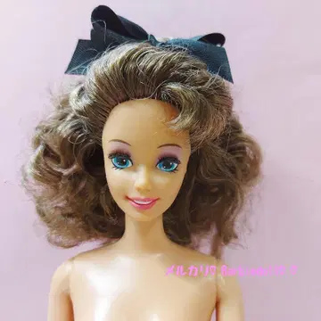 바비 빈티지 레트로 리얼 아이래쉬 소체 인형