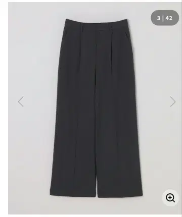 DRY OXFORD 와이드 팬츠 네이비 36