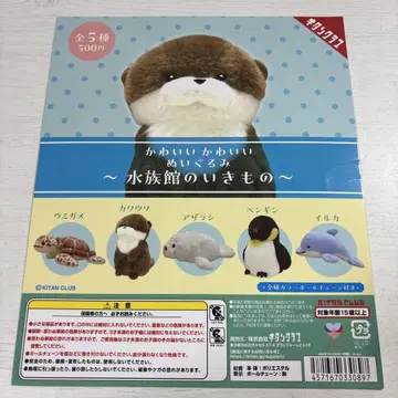 수족관 생물 봉제 인형 대지 (배경지)만