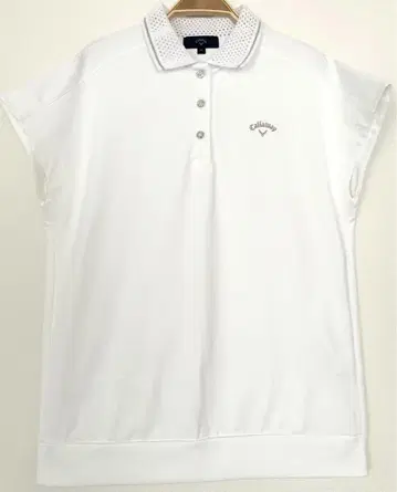 시착만 한 상품 Callaway 여성용 피케 셔츠 M 화이트