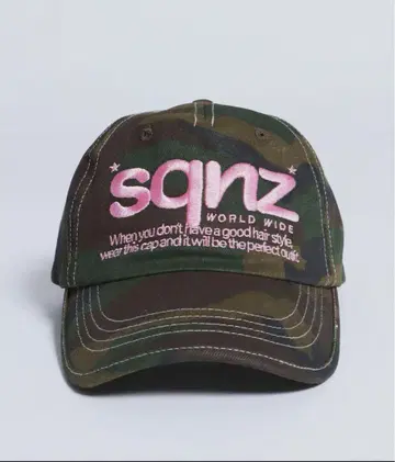 SEQUENZ 시퀀즈 카모플라쥬 캡 sqnz (에스큐즈)