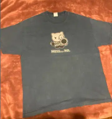 [ 00s ] HELL - NO 헬로키티 parody 티셔츠 XL