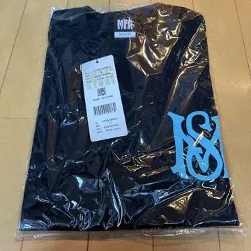하마사키 아유미 MFCSTORE 콜라보 T셔츠 M 사이즈 블랙/터콰이즈