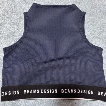 BEAMS DESIGN 네이비 하이넥 베어탑 M