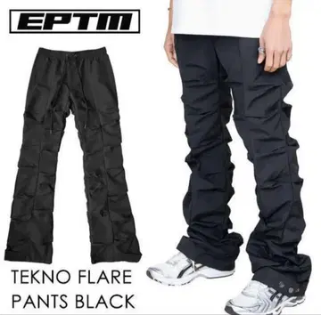 EPTM TEKNO FLARE PANTS 스냅 버튼 플레어 팬츠