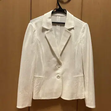 leilian 화이트 테일러드 자켓