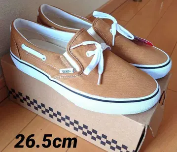 VANS 스니커즈 브라운 26.5cm 미사용 새상품