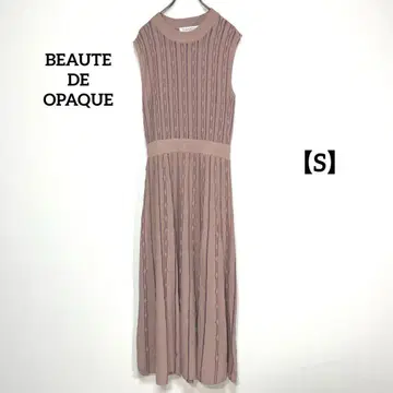 BEAUTE DE OPAQUE [36] 시어 니트 원피스 스트라이프