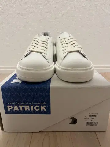 미사용 PATRICK 크루즈 라인 제노바 GENOVA 화이트 41