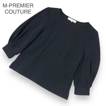 새상품급 M-PREMIER COUTURE 워셔블 풀오버 34 일본제