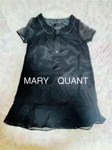 MARY QUANT 블랙 드레스 튜닉 M 사이즈